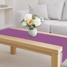 Caminho De Mesa Pequeno Decor de lila primavera romática sólida