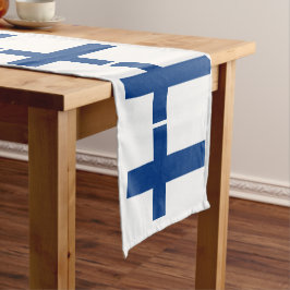 Caminho De Mesa Pequeno Decoração da casa de fãs finlandês de bandeira e e