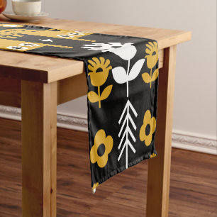 Caminho De Mesa Pequeno Decoração inicial do cavalo nórdico