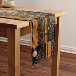 Caminho De Mesa Pequeno Design Afrocêntrico Contemporâneo
