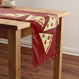 Caminho De Mesa Pequeno Design de Fatias de Pizza