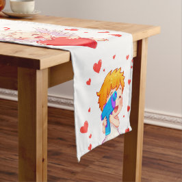 Caminho De Mesa Pequeno Dia de os namorados 2025: Ângulos giros e lúdicos 