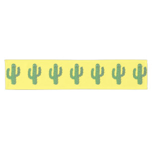 Caminho De Mesa Pequeno Dia dos Mortos Felizes Cactus