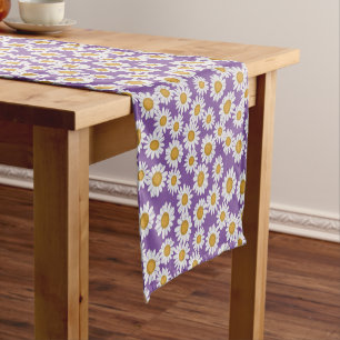 Caminho De Mesa Pequeno Ditsy Daisy Flores