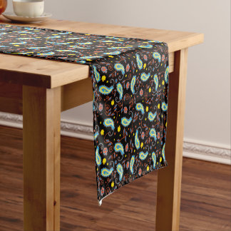 Caminho De Mesa Pequeno Dreidels Paisley Design 14 x 72