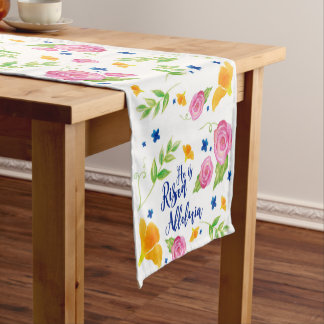 Caminho De Mesa Pequeno É páscoa aumentada