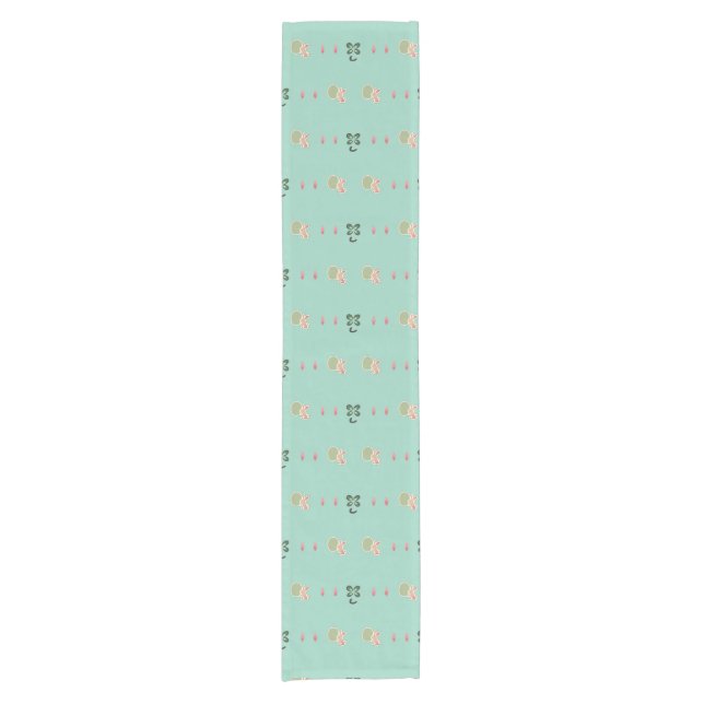Caminho De Mesa Pequeno Easter Bunny Table Runner - Spring Greenテーブルランナー (Frente)