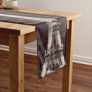 Caminho De Mesa Pequeno Eiffel Tower & Surreal Paris Art /love France BS