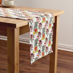 Caminho De Mesa Pequeno Elefante dos namorados do corredor do Tablecloth