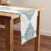 Elegante Medalhão Floral Simétrico