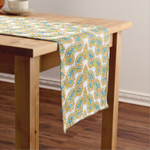 Elegante Paisley Laranja Verde Lima