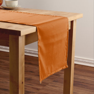 Caminho De Mesa Pequeno Embutido Laranja-Ferrugem, presente para ele