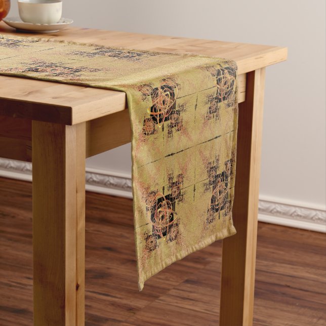 Caminho De Mesa Pequeno Entangências de ouro (No Local)