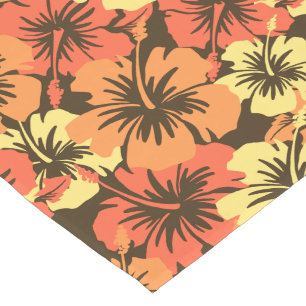 Caminho De Mesa Pequeno Epic Hibiscus Hawaiian Floral