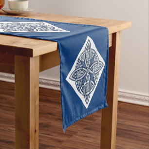 Caminho De Mesa Pequeno Escolha seu padrão decorativo de nó celta de cor
