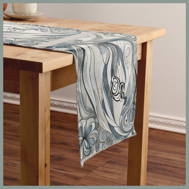 Caminho De Mesa Pequeno Estática da Selva (Jungle Static Short Table Runner
)
