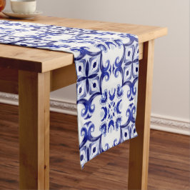 Caminho De Mesa Pequeno Estilo italiano,azulejos,majolica Impressão de tud