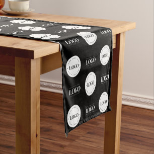 Caminho De Mesa Pequeno Etapa personalizada de dois logotipos e repita a e