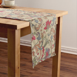Caminho De Mesa Pequeno Executador de Mesa de Damasco Floral Multicolor