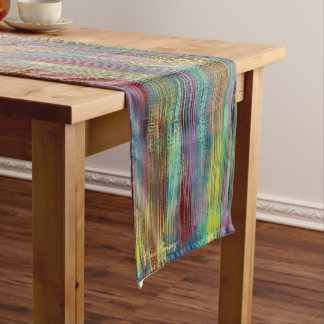 Caminho De Mesa Pequeno Executador de Mesa Personalizado "Stripe Design"