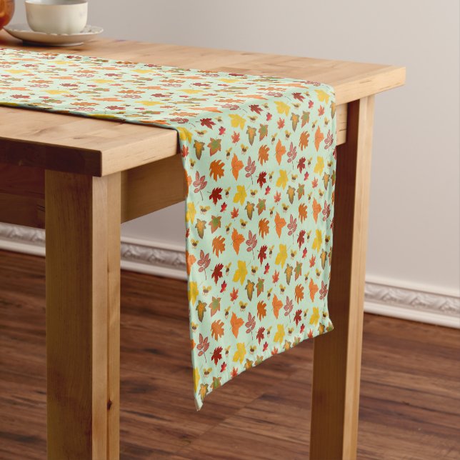 Caminho De Mesa Pequeno FALL LEAVS Mesa Runner (No Local)