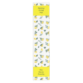 Caminho De Mesa Pequeno Família Limões Frescos Personalizando