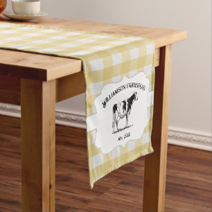 Caminho De Mesa Pequeno Fazenda de Búfalo Amarelo - Xadrez Curta-Mesa
