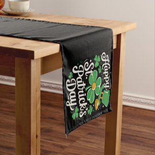 Caminho De Mesa Pequeno Feliz Dia de São Patrício Patrimônio Irlandês St P