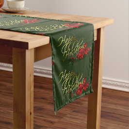 Caminho De Mesa Pequeno Feliz Natal de Férias