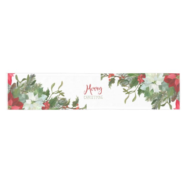 Caminho De Mesa Pequeno Feliz Natal verde (Horizontal)