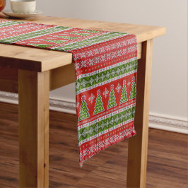 Caminho De Mesa Pequeno Feriados Verdes Natal Elegantes