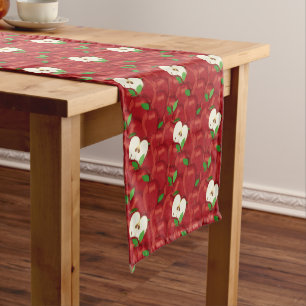 Caminho De Mesa Pequeno festa de fruta de padrão de maçã com prego giro