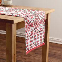 Festivo Red Black Nordic Fair Isle Snowflake Motif