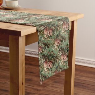 Caminho De Mesa Pequeno Finaria do Drac - Dragão Gótico Floral