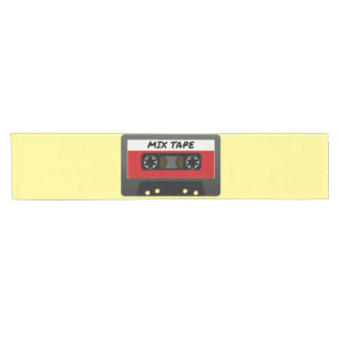 Caminho De Mesa Pequeno Fita Red Mix - Dif 80 E 90 Inspirados Retroativame