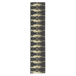 Caminho De Mesa Pequeno Flappers Retro Fundo Preto