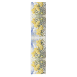 Caminho De Mesa Pequeno Flor Nacional Austrália Ouro Wattle |