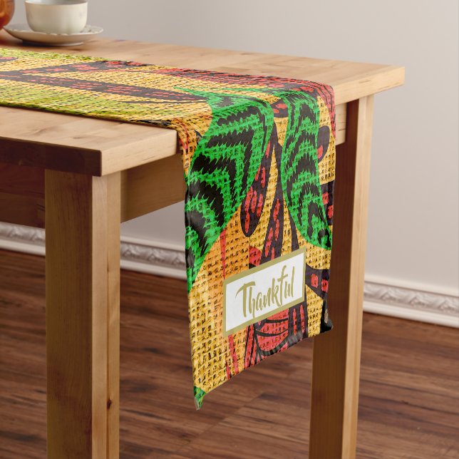 Caminho De Mesa Pequeno Folha de outono de Ação de Graças Folha de outono (No Local)