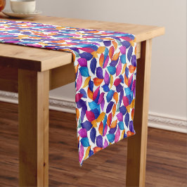 Caminho De Mesa Pequeno Folhas Coloridas