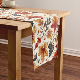 Caminho De Mesa Pequeno Folhas de Outono