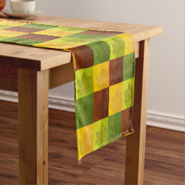 Caminho De Mesa Pequeno Folhas de outono, castanho, ouro, verde