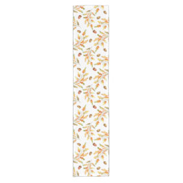 Caminho De Mesa Pequeno Folhas de outono e Bolotas Padrão