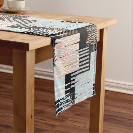 Caminho De Mesa Pequeno Formas e faixas geométricas