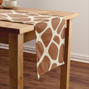 Caminho De Mesa Pequeno Giraffe Pattern