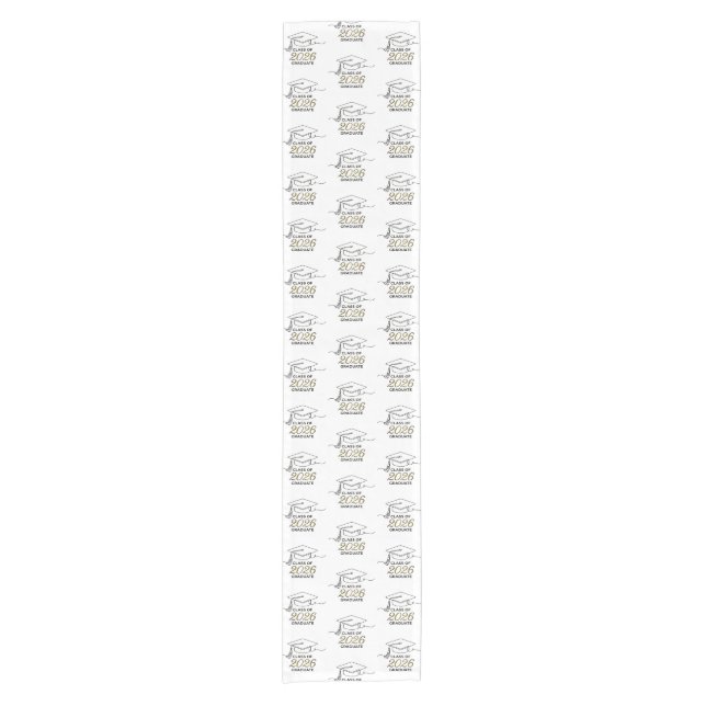 Caminho De Mesa Pequeno Graduation Table Runner / Camino de Mesa (Frente)
