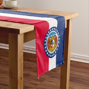 Caminho De Mesa Pequeno Gráfico de Sinalizador Dinâmico do Estado do Misso