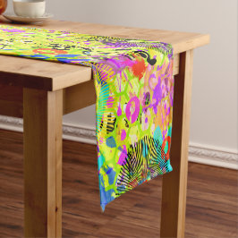 Caminho De Mesa Pequeno Grafite Verão