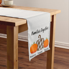 Caminho De Mesa Pequeno Gratas Agradecidas Abençoadas Famílias Juntas