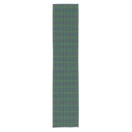 Caminho De Mesa Pequeno Green Blue Orange Plaid Tartan Table Runner