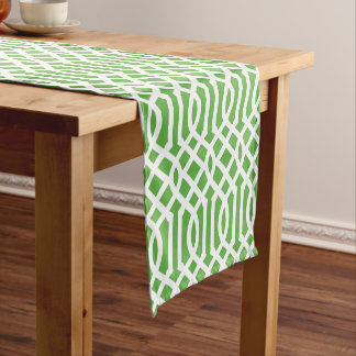 Caminho De Mesa Pequeno Green Trellis